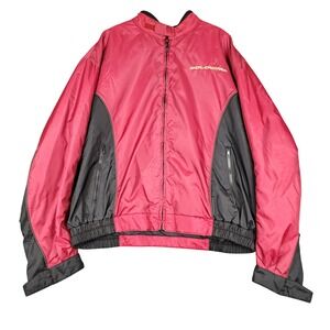Honda Goldwing GL Motorcycle Jacket Mens 2XL Red Black Rider Collection Vintage